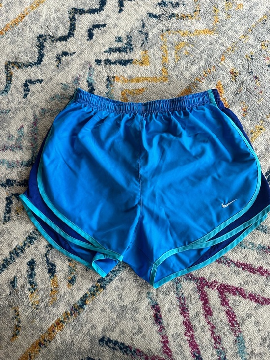 Nike Pants - Nike Royal Blue and Teal Dri-FIT Athletic Shorts